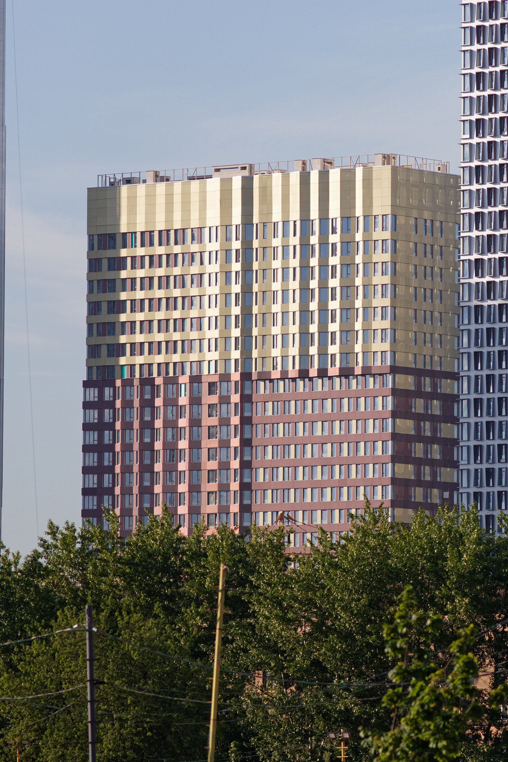 Sydney apartment and commercial buildings viewed from the city